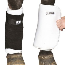 12CE 14" Cashel Horse No Bow Bandage Traditional Cotton Aid Wrapping Black