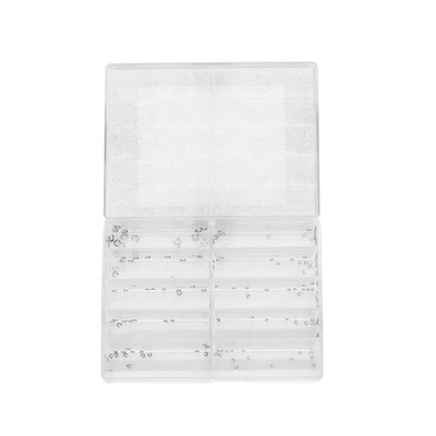150Pack 1.4-3.0mm 10 Sizes Assorted Metal Watch Pusher Button Clip Snap Ring Box