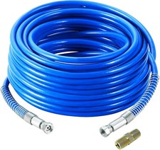 50Ft Upgraded Airless Paint Hose for Graco Sprayers Reinforced Brass Wire Braid