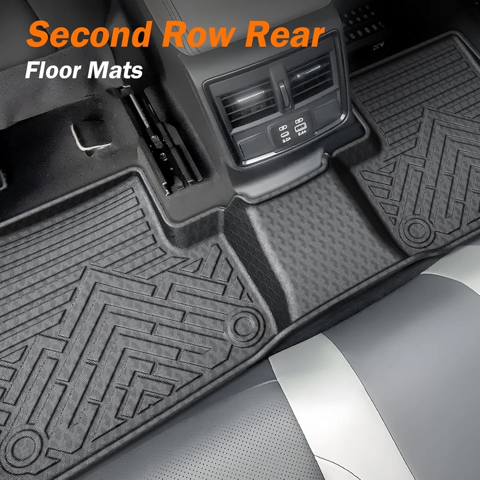 Juego de alfombrillas de carga KUST para BMW X3 2025 2026, negras para todo tipo de clima Foto 4 de 4