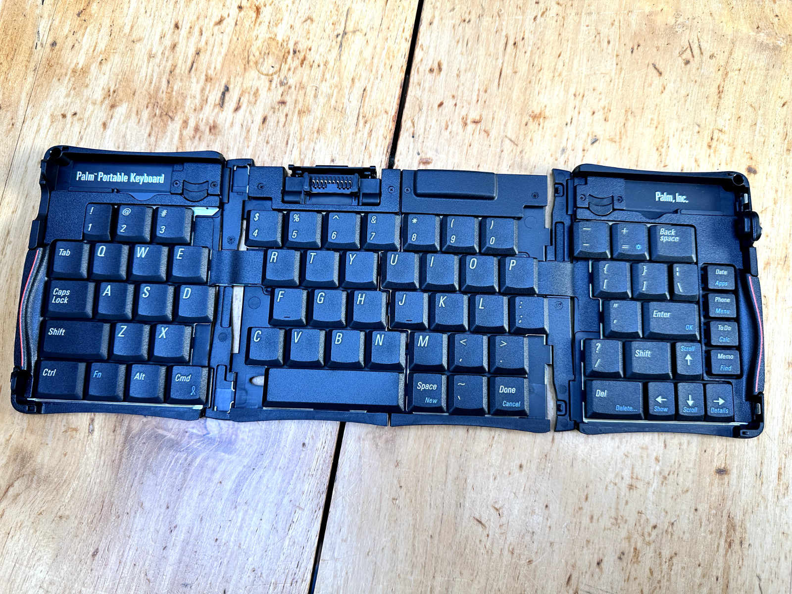Clavier Pliable Palm AZERTY Vintage pour Écrire Facilement en Voyage avec Étui