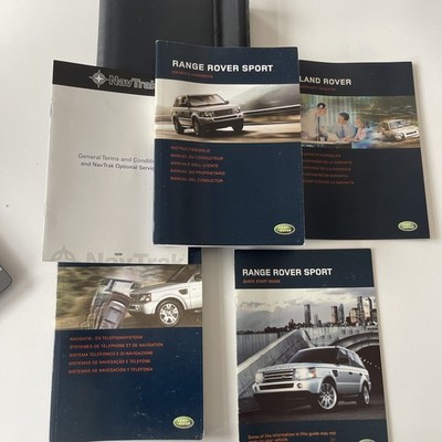 RANGE ROVER SPORT OWNERS HANDBOOK MANUAL, NAVIGATION & WALLET- 2005 to ...