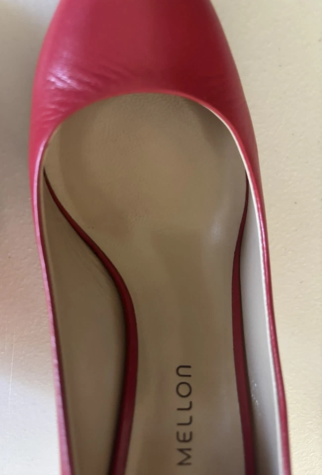 Tamara Mellon Red Leather Rebel 75 pumps sz 6.5 made in Italy - Image 4 of 4