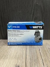 Watts 3/4 in. Cast-Iron Water Boiler Relief Valve and Flood Sensor 374A-030 New