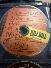 Kill Bill Volume 1 Blu-ray 2003 Quentin Tarantino Uma Thurman Death List Five