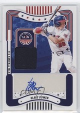 2024 Panini Stars and Stripes Materials Signatures Blake Bowen #SM-BB Auto 19ux
