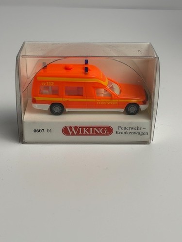 wiking 0607 01 ambulancia de bomberos escala HO | Zustand: New