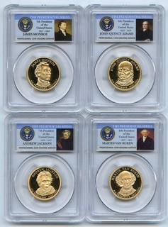 2008 S Presidential Dollar Set PCGS PR69DCAM