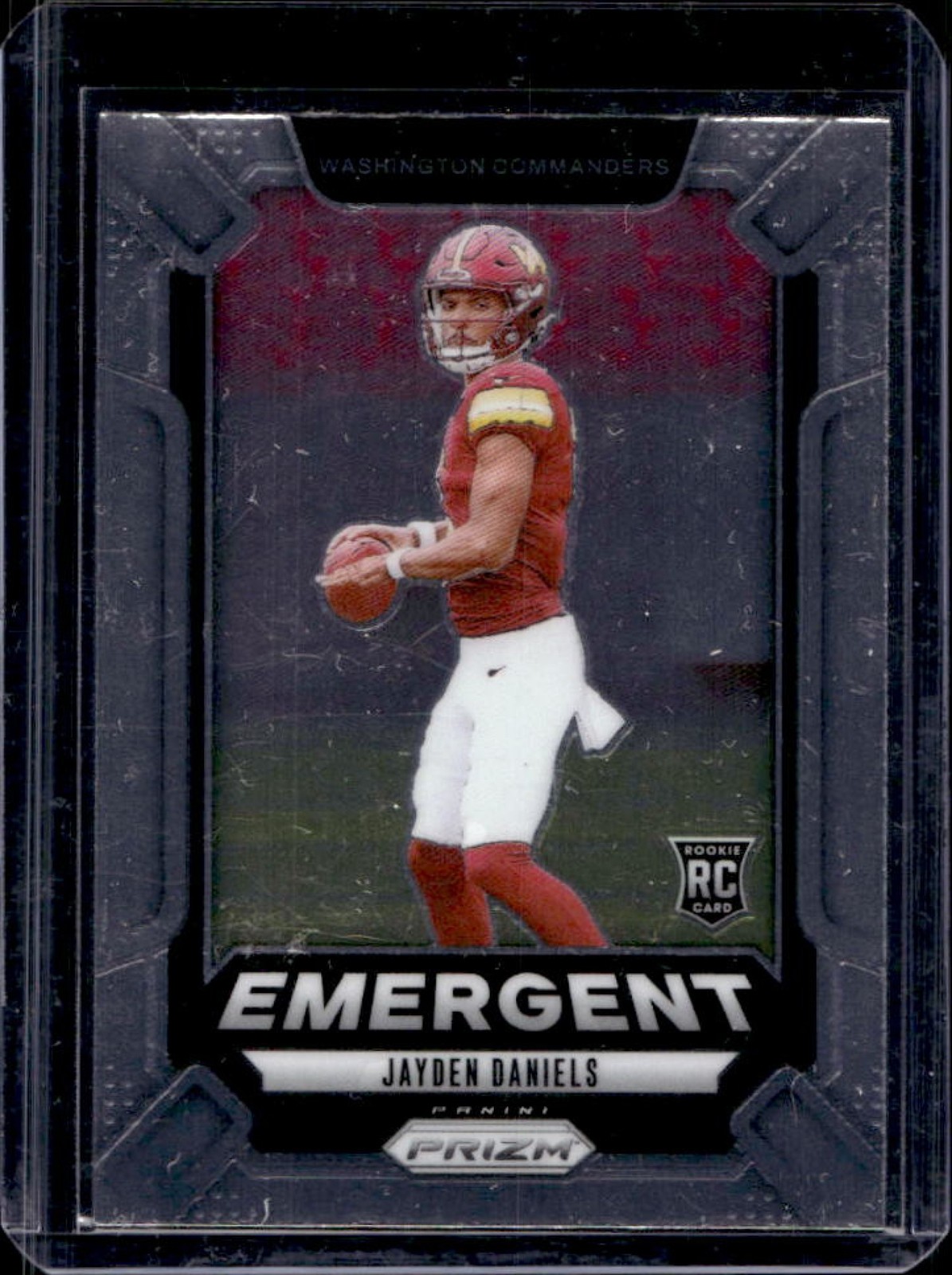 2024 Prizm Jayden Daniels Emergent RC Rookie #2 Commanders