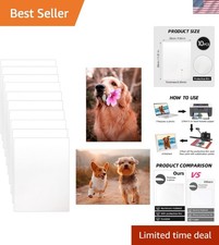 10 Pcs Rectangular Metal Sublimation Blanks - Create Unique Photo Arts