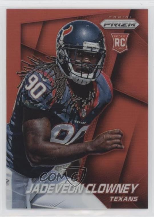 2014 Panini Prizm Red Prizm Jadeveon Clowney (Running Left) #285 Rookie RC 7xr