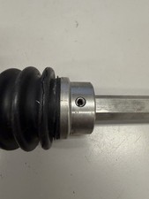 Flexible Coupling, Uniquely configured, Stainless, 3/4" round to .56 hex shaft
