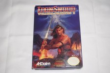 IronSword Wizards Warriors II Nintendo NES Complete in Box CIB