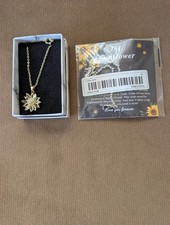 Costume jewelry - sunflower necklace and bracelet