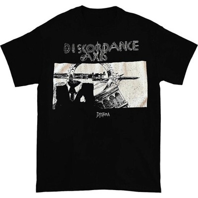 Vtg Discordance Axis Dystopia Cotton Black Full Size Unisex Shirt S-5XL
