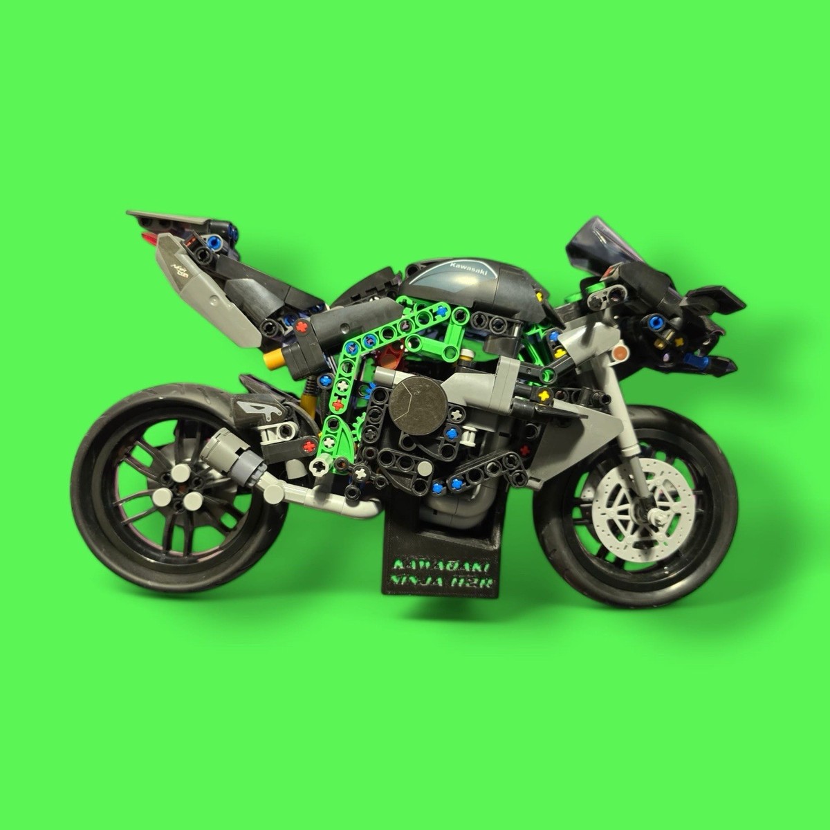 Lego Technic Kawasaki Ninja H2R 42170 Wall Mount | eBay