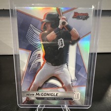2025 Bowman's Best Kevin McGonigle Detroit Tigers #TP-28 Top Prospects Refractor