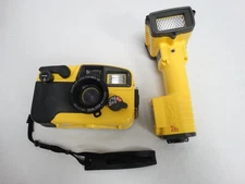 Sea & Sea Motor Marine MX-10 Yellow Underwater Camera YS-40-A Strobe - Untested