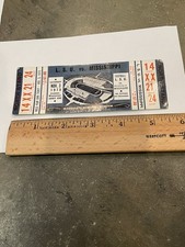 original Ole Miss 1973 college football game TICKET vs L.S.U Jackson MISSISSIPPI