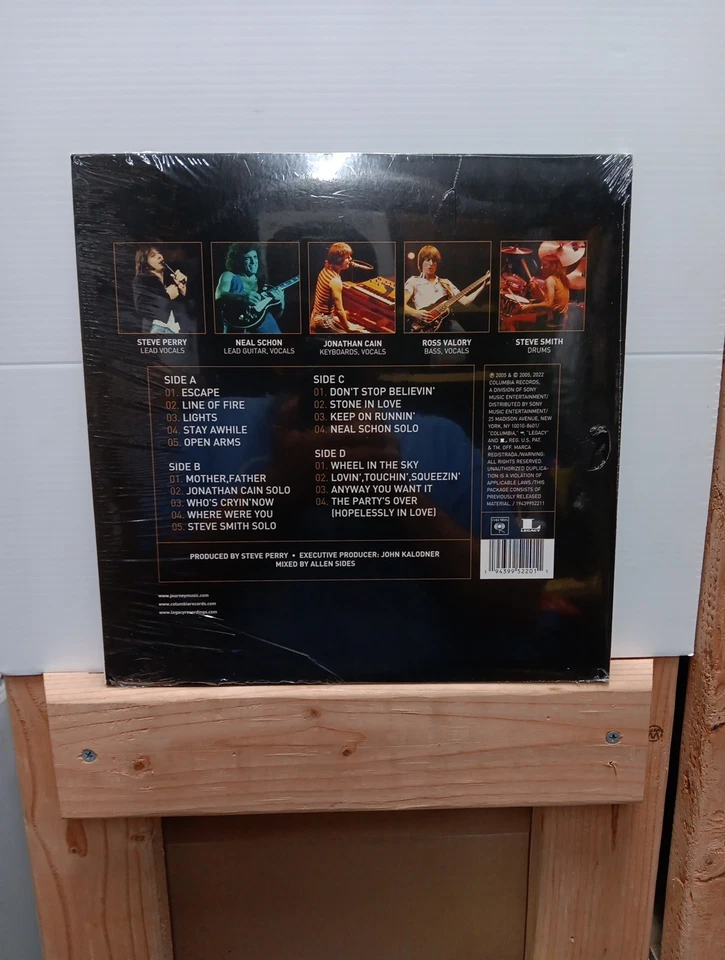 SEALED 2 LP RED,WHITE VINYL/Journey Live In Houston 1981 Escape Tour/2022 TARGET - Image 2 of 2