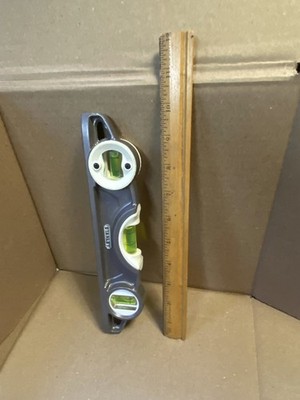 Stanley Level Fat Max Xtreme Torpedo Level Metal 9 1/2'' Magnetic Used