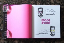 ROBERT DOWNEY Jr. Signed✎COOL FOOD Book First Edition Hardcover Full Signature✎
