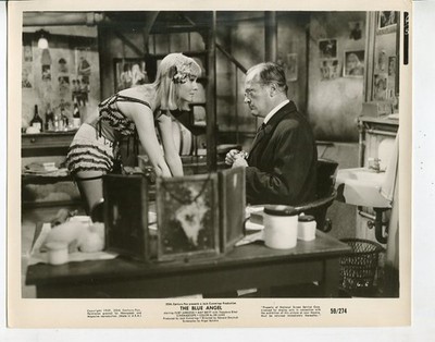 Blue Angel-May Britt-Curd Jürgens-8x10-B&W-Still-Drama