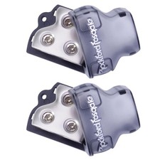 Rockford Fosgate Pair of RFD1 Distribution Block, Platinum Finish