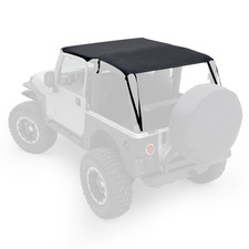 Smittybilt 93635 Extended Bikini Top Black Diamond For 97-06 Jeep Wrangler Tj Smittybilt 93635 Extended Bikini Top Black Diamond For 97-06 Jeep Wrangler Tj