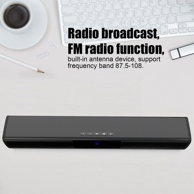 BS 28A Wireless BT Speaker Insert Card U Disk Wall Sound Long Bar Subwoofer SAL