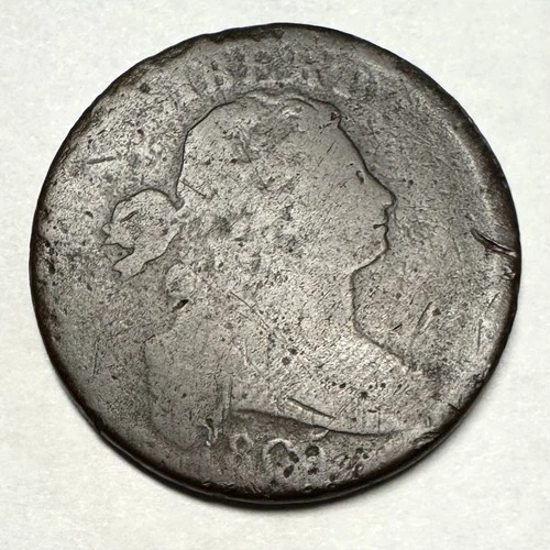 Photo of a 1805-P Large Cent from an eBay listing that sold on Jul 21, 2026