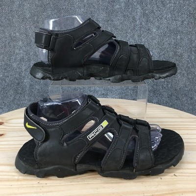 Nike Air ACG Deschutz Sandals Mens 10 M Hook & Loop Hiking Sports Leather Black