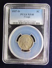 1937-D Buffalo Nickel PCGS XF40 3 legs