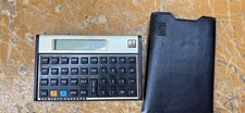 HP 12C Financial Calculator Hewlett Packard w/ Case RPN Business Untested