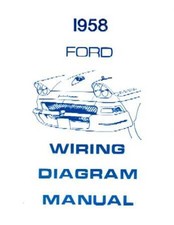 1958 Ford Custom Fairlane Ranchero Wiring Diagrams Manual