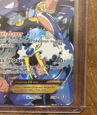 Team Aqua's Kyogre EX 6/34 Double Crisis | Damaged | Pokémon | | eBay