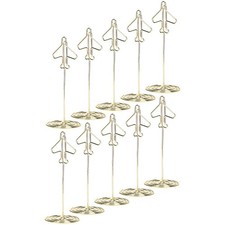 20Pcs Clip Holder, Table Number Name Card Holder Desktop Metal Business5093