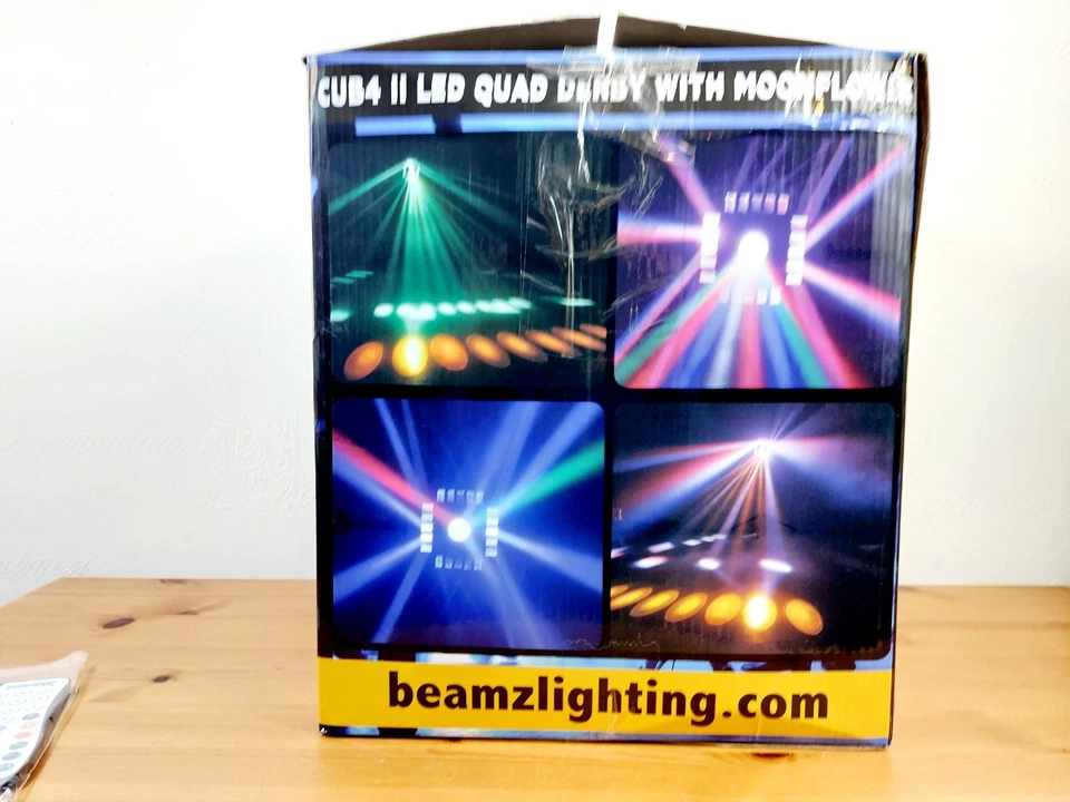 Beamz Cub4 II Led Quad Derby With Moonflower Light - Image 3 of 4