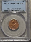 2005-s Lincoln PCGS PROOF Cent PR69RD DCAM  **RED** Gem