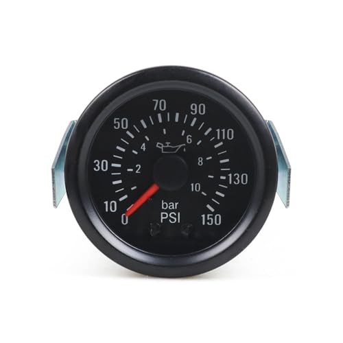 2" 52mm Mechanical Oil Press Gauge 0-10 Bar/0-150PSI Oil Pressure 12V Press - Picture 3 of 8