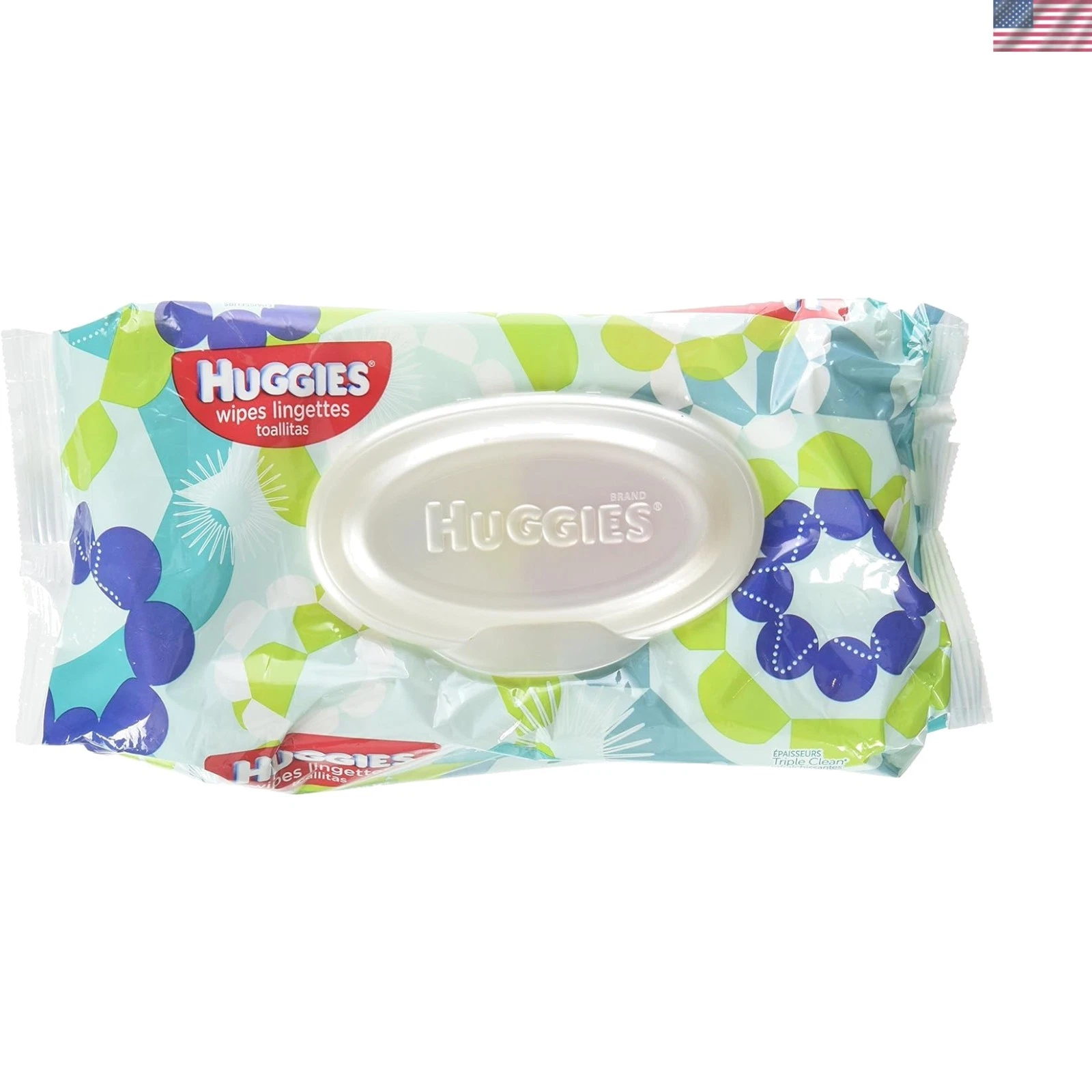 Thick Textured Baby Wipes, Cucumber & Green Tea - 56 Count for Easy Clean-Ups