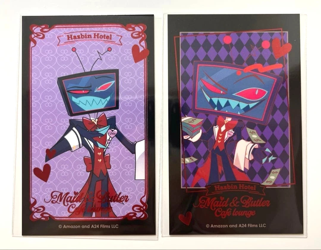 hazbin hotel vox カード 初版 プロモカード 合計5枚セット Hazbin Hotel Trading Card - Vox Premium Foil Ultra Rare 48/50