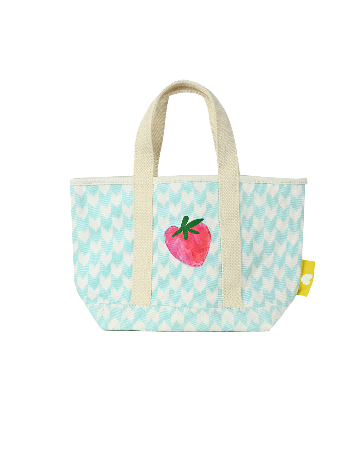 КЕРРИ РОЗЕНТАЛЬ Женская холщовая сумка-тотализатор с принтом цвета слоновой кости на верхней ручке и ремешке