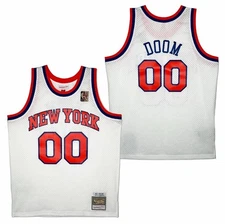 MF DOOM Limited Edition New York Knicks NBA Mitchell & Ness Jersey Size LARGE
