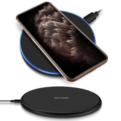 QI Wireless Schnell Ladegerät Apple iPhone 11 Pro Max Kabellos Induktives Laden