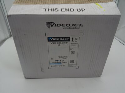 Original VideoJet V411-D INK Tintenpatronen Black je. 750ml für VJet 1220 Series