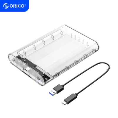 ORICO Type C 3.5'' Hard Drive Enclosure for 2.5/3.5'' SATA HDD Support UASP 16TB