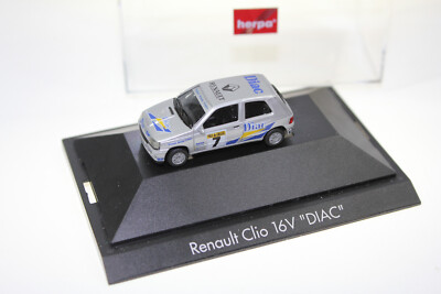 Herpa Private Collection  Renault Clio 16 V #7 DIAC  100557 NEU.OVP 1:87