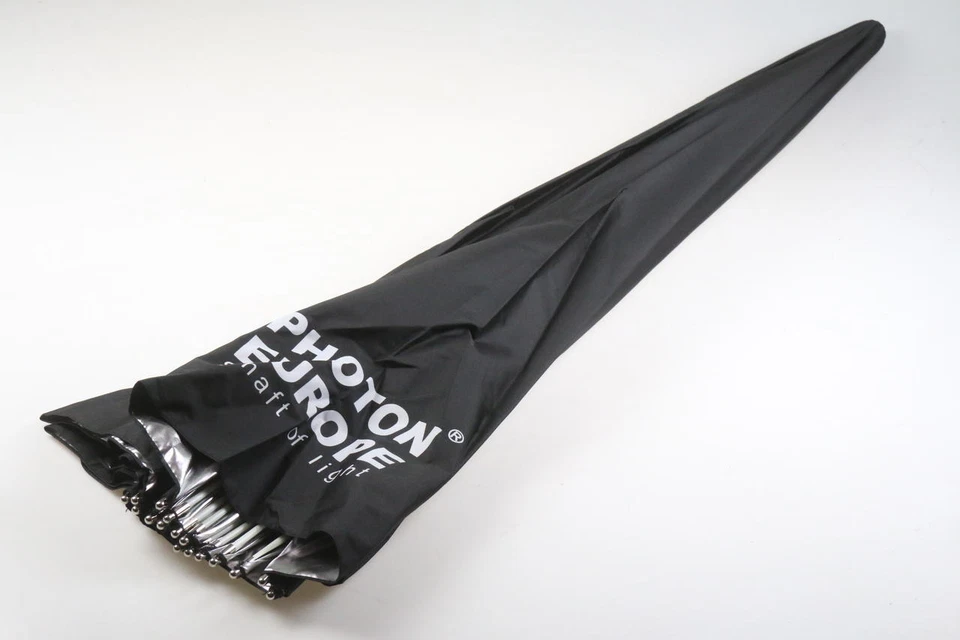 Photon Schirm silber/schwarz 185cm - Bild 2 von 3