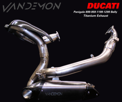 Ducati Panigale 899,959,1199,1299 Titanium Belly Exhaust System 